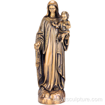 Bronze Jungfrau Maria mit Baby Jesus Statue zum Verkauf